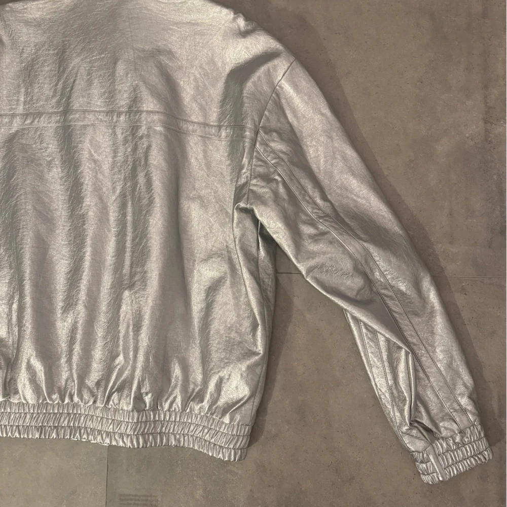 NWT! ASOS Design Metallic Silver Outerwear | M - Picture 7 of 7